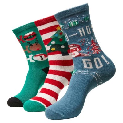 чорапи,мъжки,чорапи,urban,classics,ho,ho,ho,christmas,socks,3,pairs,multicolor,(multicolor)