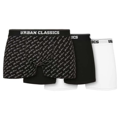 боксерки,мъжко,бельо,urban,classics,organic,boxers,3,units,multicolor,(script,black,white)