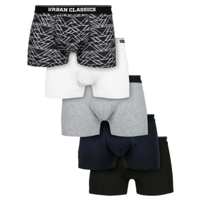 боксерки,мъжко,бельо,urban,classics,tb4417,boxers,5,units,multicolor,(tron,white,grey,navy,black)