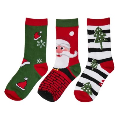 чорапи,мъжки,чорапи,urban,classics,stripe,santa,christmas,socks,3,pairs,multicolor,(multicolor)