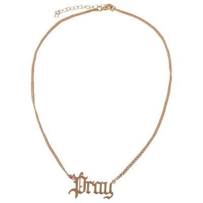 бижутерия,mister,tee,pray,chunky,necklace,golden,(gold)
