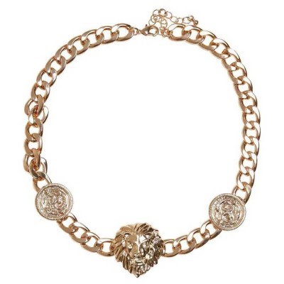 бижутерия,urban,classics,lion,necklace,golden,(gold)