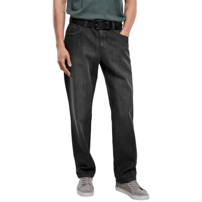 дънки,мъжки,панталони,urban,classics,loose,mid,waist,jeans,black