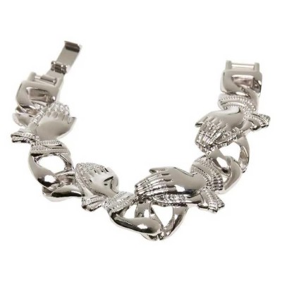 бижутерия,urban,classics,pray,hands,bracelet,silver,(silver)