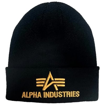 шапка,всички,шапки,alpha,industries,3d,beanie,black,(black,yellow,gold)