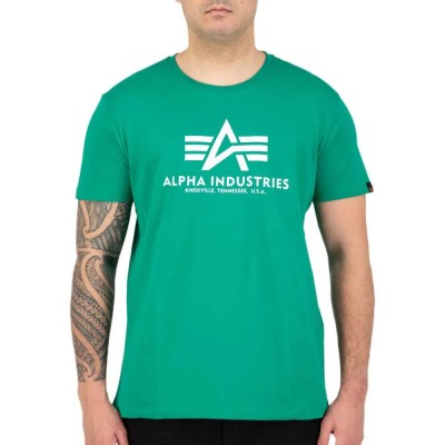 тениска,мъжки,тениски,alpha,industries,basic,short,sleeve,t,shirt,jungle,green,(green)
