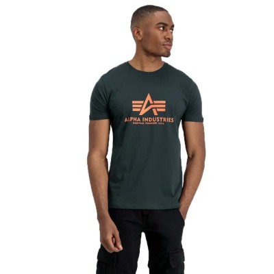 тениска,мъжки,тениски,alpha,industries,basic,short,sleeve,t,shirt,2,units,black,dark,petrol,(black)