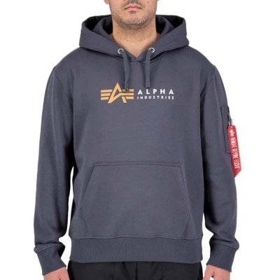 суичър,мъжки,пуловери,alpha,industries,label,hoodie,grey,(greyblack)