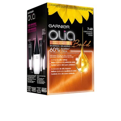 хигиена,коса,garnier,olia,permanent,coloration,740,intense,copper,grey,(grey)