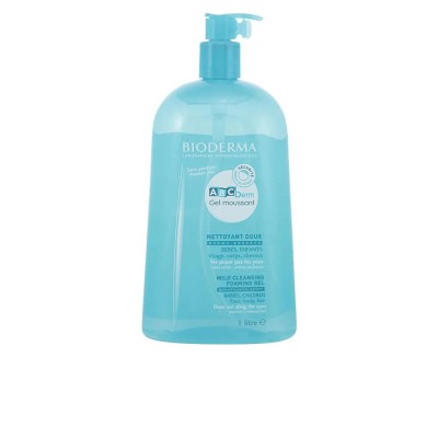 хигиена,тяло,bioderma,abcderm,foaming,gentle,cleansing,gel,for,babies,and,children,1000ml,multicolor,(multicolor)