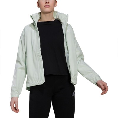 яке,дамски,якета,и,палта,adidas,sportswear,basic,3,stripes,rain.rdy,jacket,green