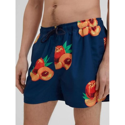 бански,гащета,мъжки,бански,костюми,selected,classic,swimming,shorts,blue,(insignia,blue,aop,peach)