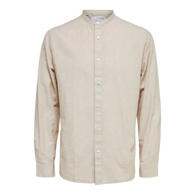 риза,с,дълъг,ръкав,мъжки,ризи,selected,regular,new,linen,china,long,sleeve,shirt,white,(incense)