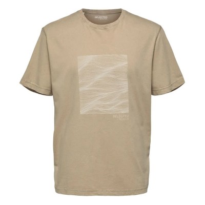 тениска,мъжки,тениски,selected,relax,bob,short,sleeve,t,shirt,green,(incense)
