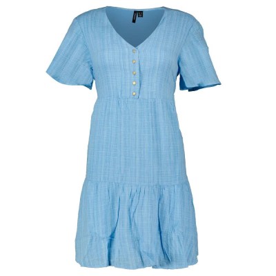 рокля,дамски,поли,и,рокли,vero,moda,satina,short,sleeve,short,dress,blue,(blue,bell)