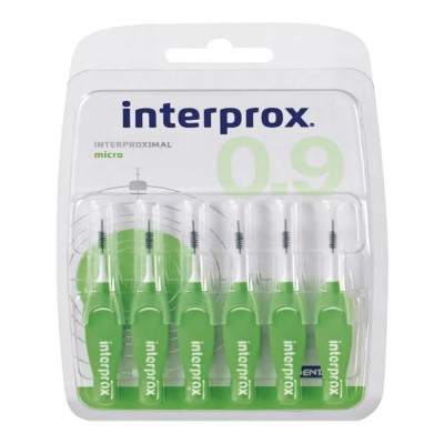 хигиена,аксесоари,interprox,4g,micro,blister,6u,toothbrushs,unico,(green)