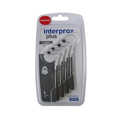 хигиена,аксесоари,interprox,plus,2g,x,maxi,blister,4,u,toothbrushs,black,(unico)