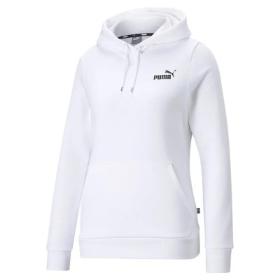 блуза,дамски,блузи,puma,essentials,small,logo,fl,sweatshirt,white