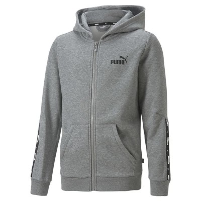 блуза,детски,блузи,puma,essentials+,tape,fl,sweatshirt,grey