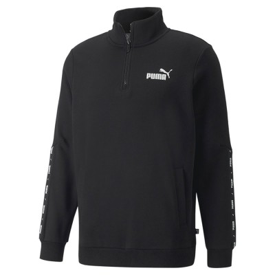 блуза,мъжки,пуловери,puma,essentials+,tape,fl,sweatshirt,black