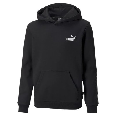 блуза,детски,блузи,puma,essentials+,tape,fl,sweatshirt,black