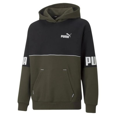 блуза,детски,блузи,puma,power,colorblock,fl,sweatshirt,forest,night,(green)