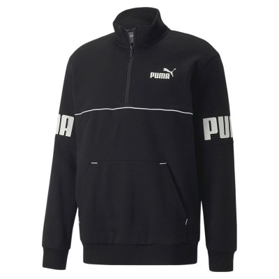 блуза,мъжки,пуловери,puma,power,colorblock,fl,sweatshirt,black