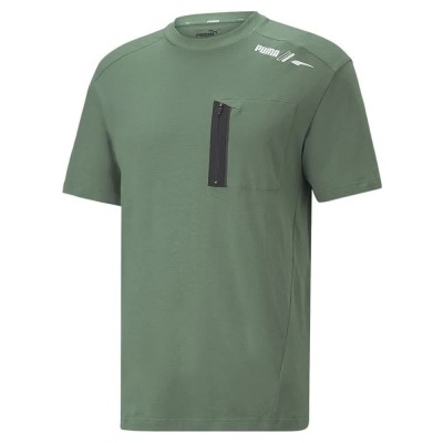 тениска,мъжки,тениски,puma,rad,cal,pocket,t,shirt,green,(deep,forest)