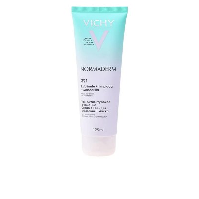 ексфолианти,vichy,3,in,1,normaderm,scrub+cleanser+mask,125ml,multicolor,(unique)