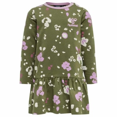 рокля,детски,поли,и,рокли,hummel,alisa,long,sleeve,dress,green,(capulet,olive)