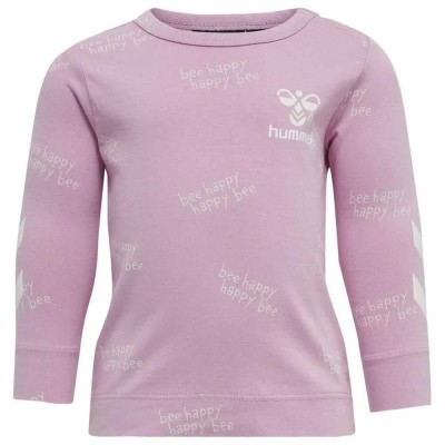 тениска,детски,тениски,hummel,calen,long,sleeve,t,shirt,pink,(mauve,mist)