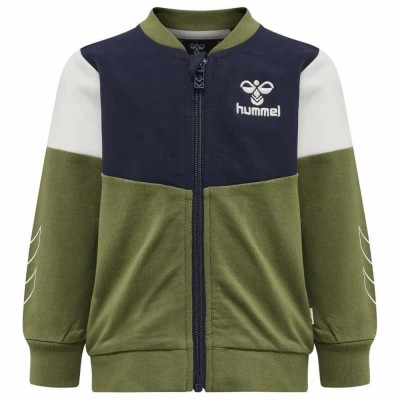 блуза,детски,блузи,hummel,finn,full,zip,sweatshirt,green,(capulet,olive)