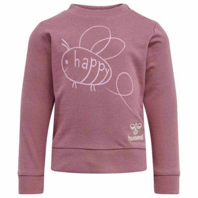 блуза,детски,блузи,hummel,free,sweatshirt,pink,(heather,rose)