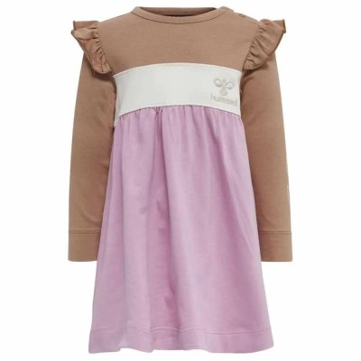 рокля,детски,поли,и,рокли,hummel,jamila,long,sleeve,dress,pink,(mauve,mist)