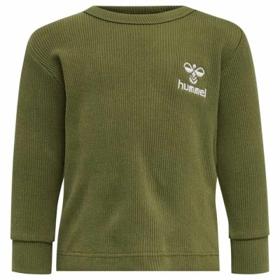 тениска,детски,тениски,hummel,sami,long,sleeve,t,shirt,capulet,olive,(green)
