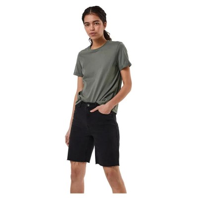 къси,панталони,дамски,панталони,vero,moda,brenda,long,mix,denim,shorts,black,denim,detail,gu131,(green)