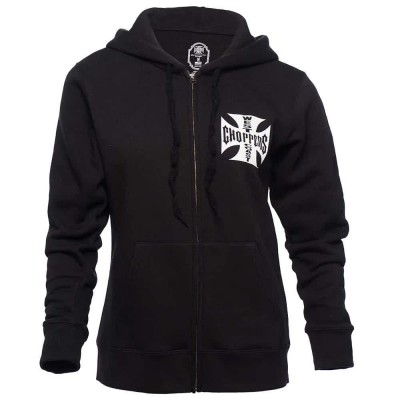 блуза,мъжки,пуловери,west,coast,choppers,classic,logo,full,zip,sweatshirt,black,(black)