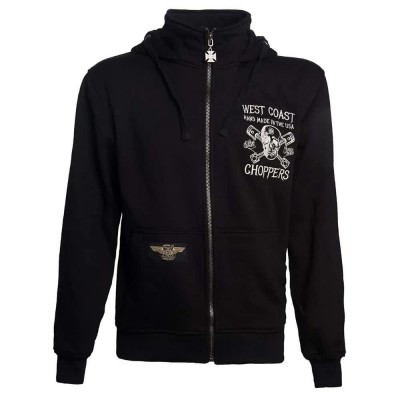 блуза,мъжки,пуловери,west,coast,choppers,high,speed,full,zip,sweatshirt,black,(black)