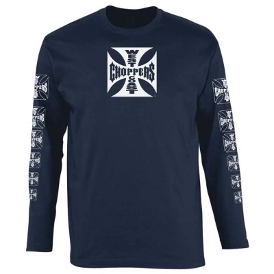 блуза,мъжки,пуловери,west,coast,choppers,og,logo,sweatshirt,blue,(navy)