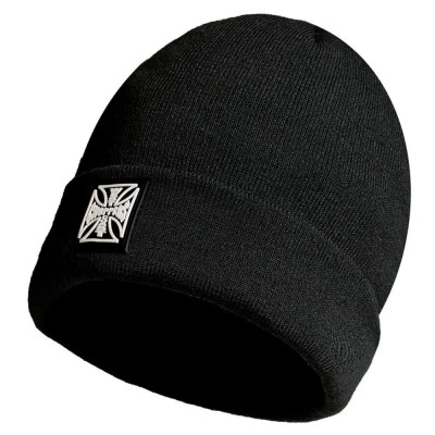 шапка,всички,шапки,west,coast,choppers,patch,beanie,black,(black)