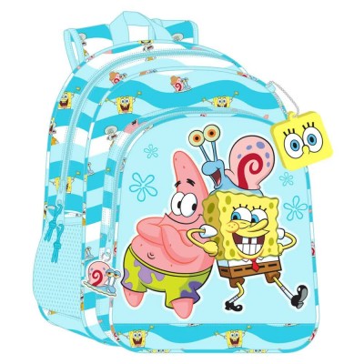 раница,раници,safta,bob,esponja,stay,positive,15l,32x44x14,cm,backpack,blue,(multicolor)