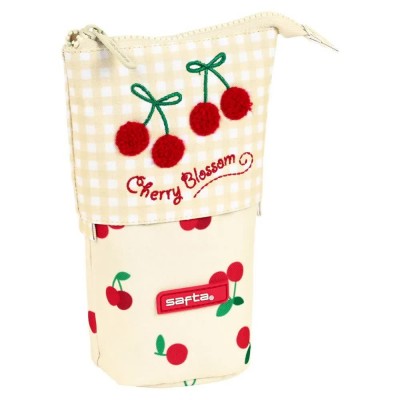 канцеларски,принадлежности,safta,cherry,pencil,case,yellow,(multicolor)