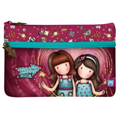 канцеларски,принадлежности,santoro,london,gorjuss™,fairground,fireworks,pencil,case,multicolor,(red)