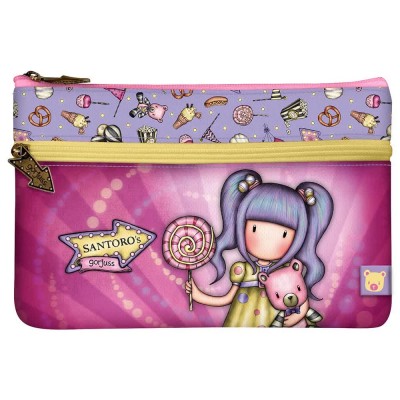 канцеларски,принадлежности,santoro,london,gorjuss™,fairground,first,prize,pencil,case,multicolor,(pink)