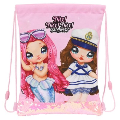 спортна,чанта,спортни,сакове,и,чанти,safta,nanana,sparkles,gymsack,multicolor,(pink)
