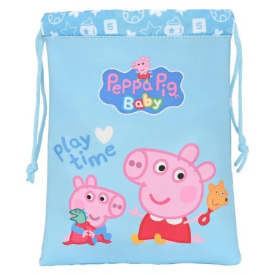 бебешка,спортна,чанта,спортни,сакове,и,чанти,safta,peppa,pig,baby,gymsack,multicolor,(blue)