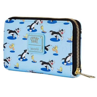 портфейли,и,портмонета,loungefly,looney,tunes,piolin,&,silvestre,wallet,blue,(blue,black)