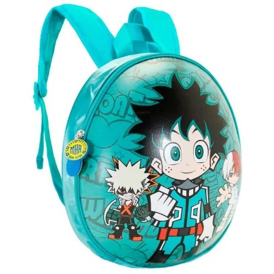 раница,раници,karactermania,my,hero,academia,eggy,backpack,28,cm,green,(red)