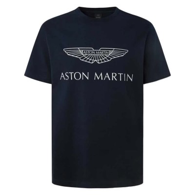 тениска,мъжки,тениски,hackett,amr,logo,short,sleeve,t,shirt,navy,(blue)