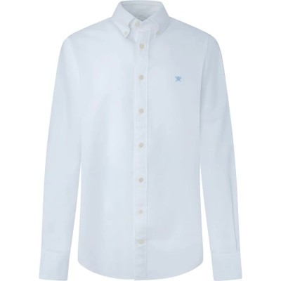 риза,с,дълъг,ръкав,мъжки,ризи,hackett,garment,dyed,oxford,long,sleeve,shirt,white